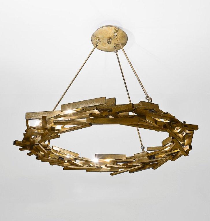Halo style bronze ceiling light 