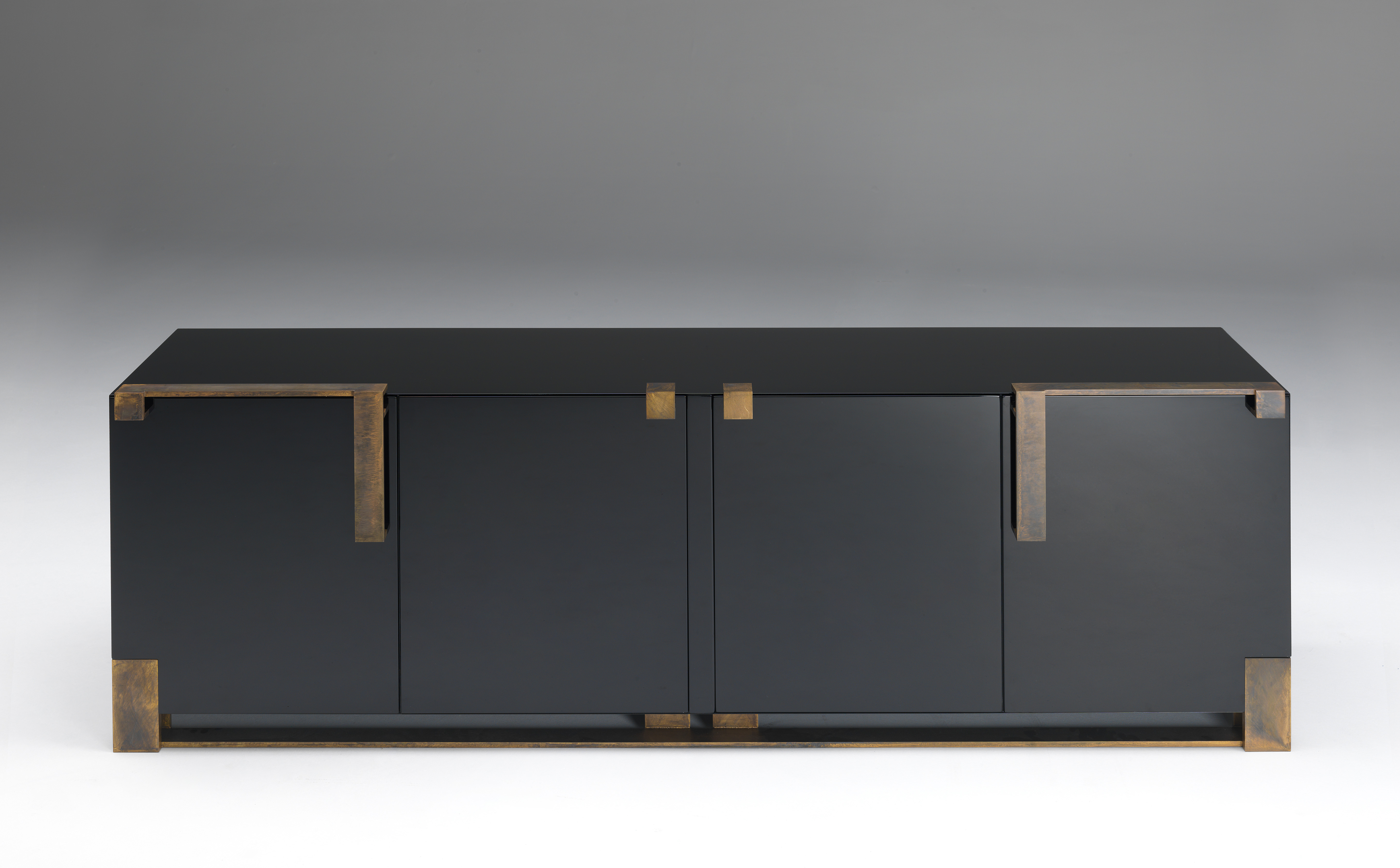 Luca Scacchetti black and bronze chest 