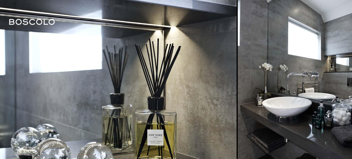 Grey luxury bathroom