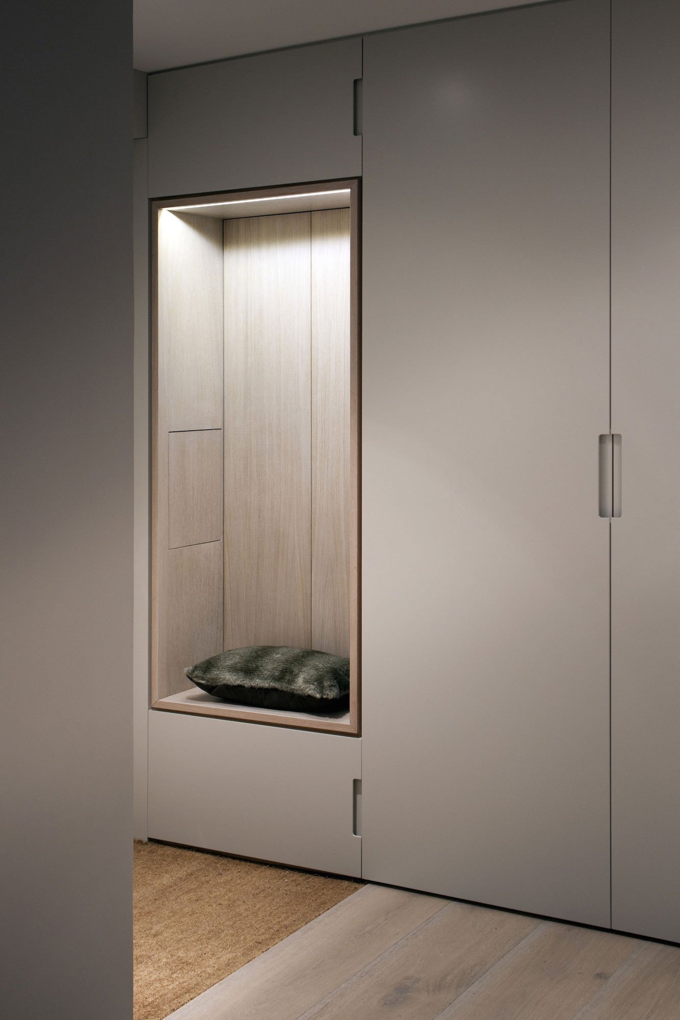 Luxury wardrobe design interior