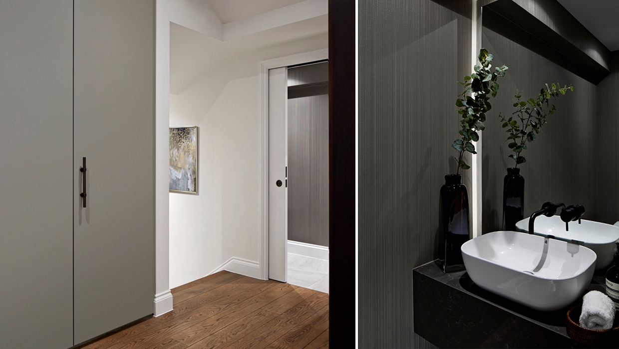 Luxury hallway and guest w/c