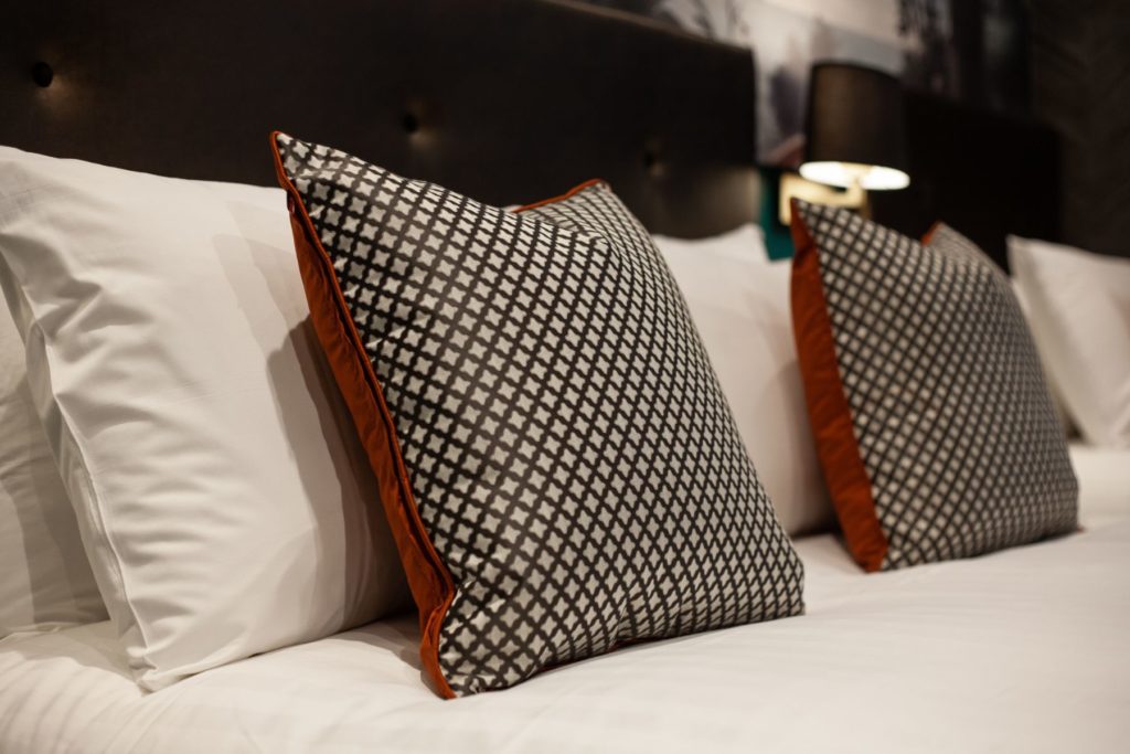 Luxury boutique hotel bedroom