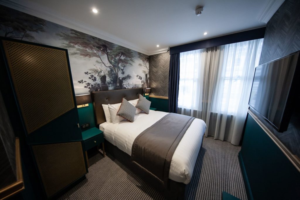 Luxury boutique hotel bedroom