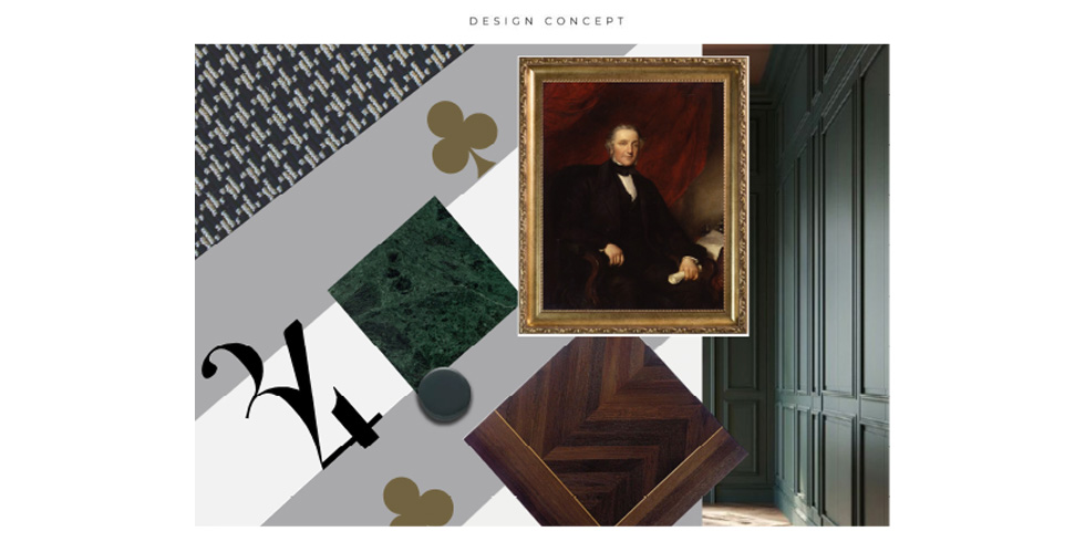 Portico Hotel Design Concept Mood Board